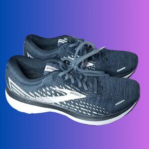 Brooks Womens Ghost 13 Running Shoes Gray 1203381B062 Low Top Lace Up Mesh 7.5